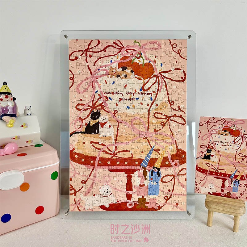 Hourglass Puzzle-All joy is a gift-300pcs Jigsaw Puzzle