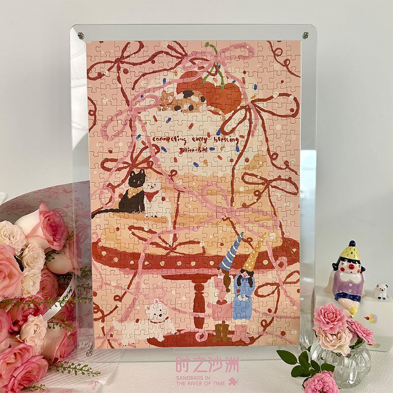 Hourglass Puzzle-All joy is a gift-300pcs Jigsaw Puzzle
