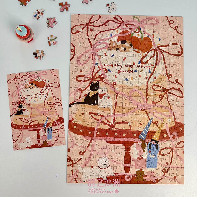 Hourglass Puzzle-All joy is a gift-300pcs Jigsaw Puzzle