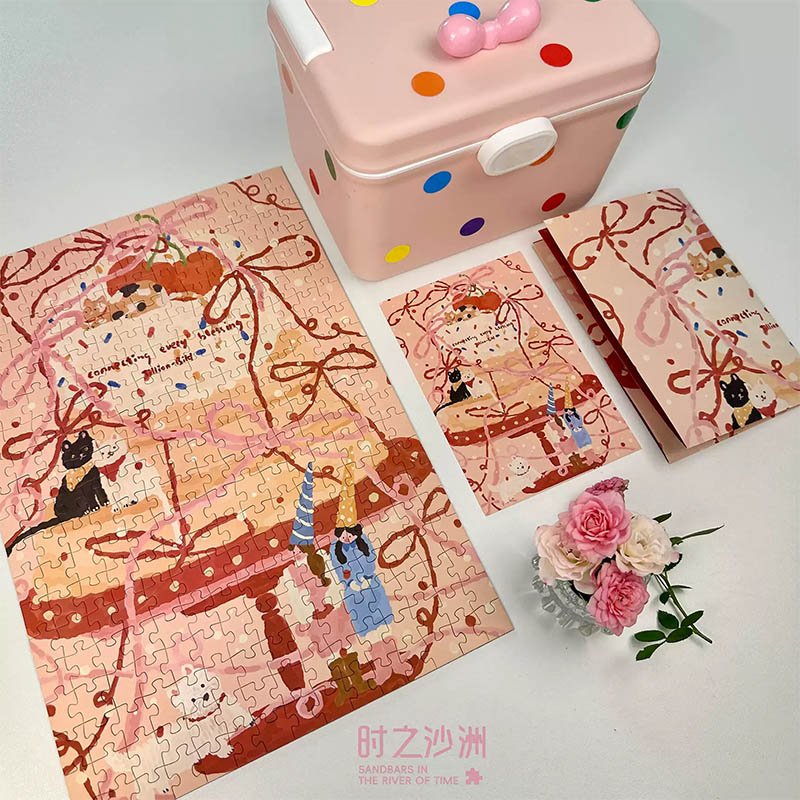 Hourglass Puzzle-All joy is a gift-300pcs Jigsaw Puzzle
