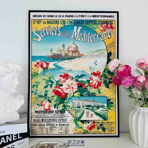Hourglass Puzzle-Services de la Mediterranee-1000pcs Jigsaw Puzzle