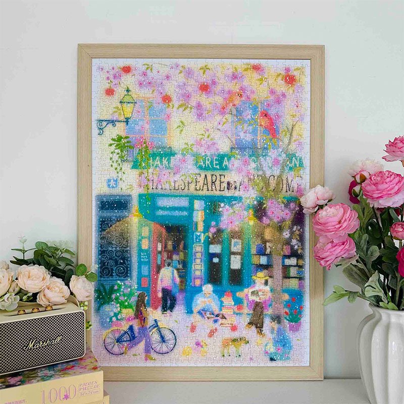 Hourglass Puzzle-Spring Bookstore-1000pcs Jigsaw Puzzle
