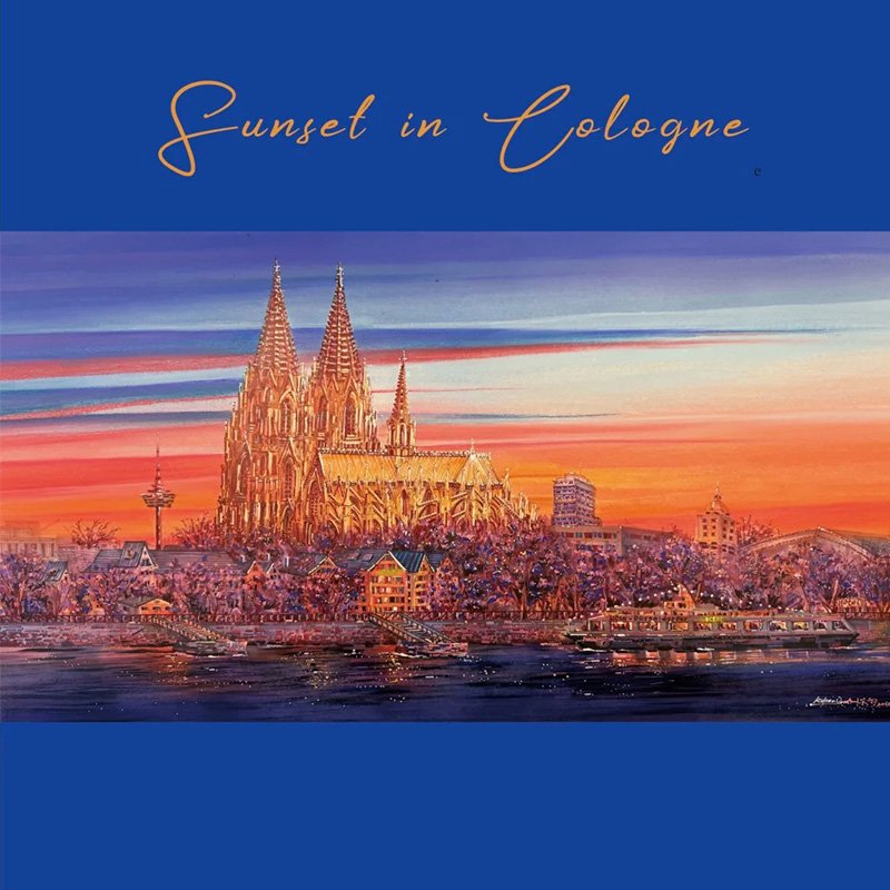 Ipin 1500pcs Puzzle-Sunset in Cologne (2) IPIN-1500pcs Jigsaw Puzzle-Sunset in Cologne