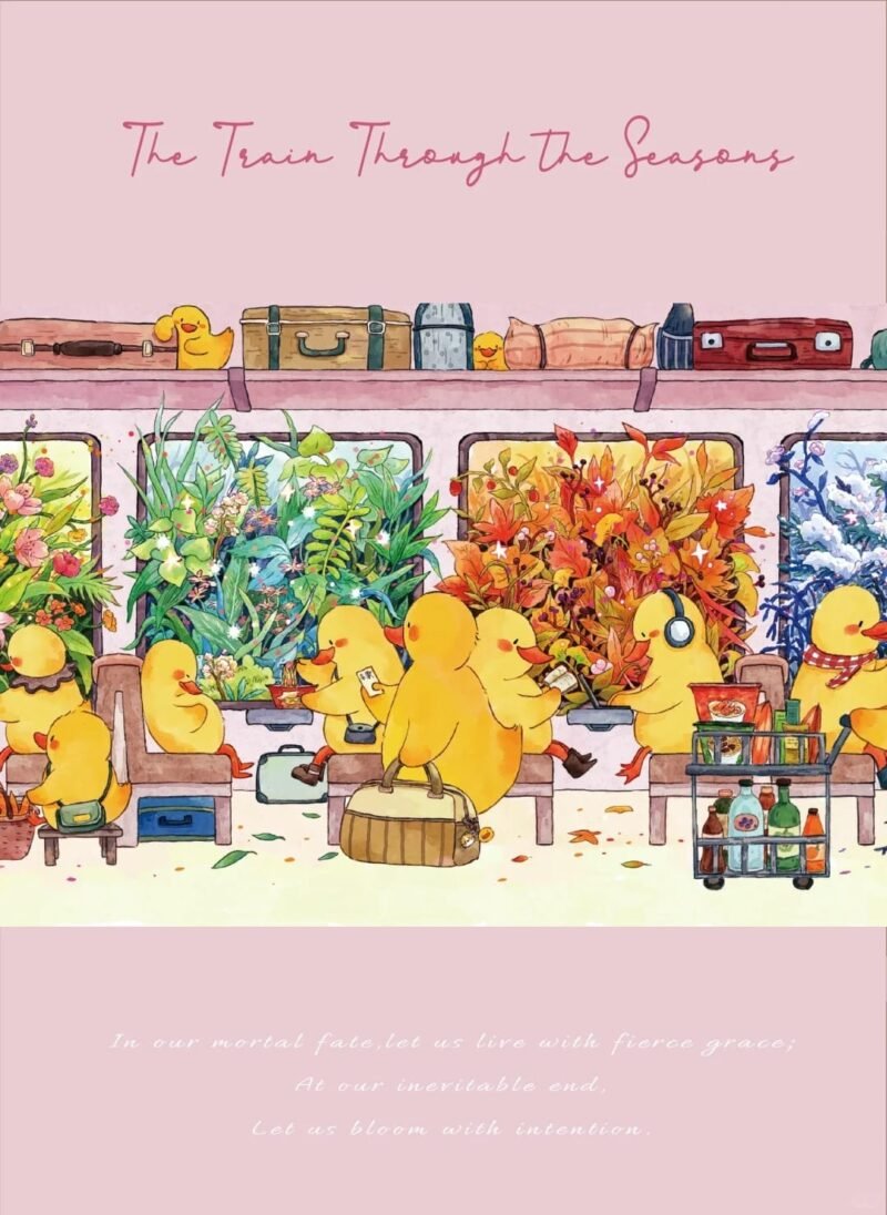IPIN-500pcs Jigsaw Puzzle-The Train Through The Seasons