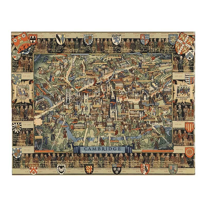 Lizzle Puzzle-Cambridge (4) Lizzle Puzzle-Cambridge-1000pcs Jigsaw Puzzle