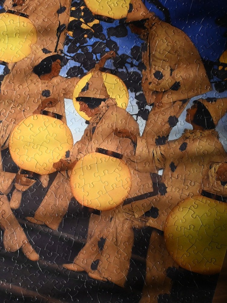 Lizzle-Irregular Cut 500 Piece Puzzle-Lantern Weave