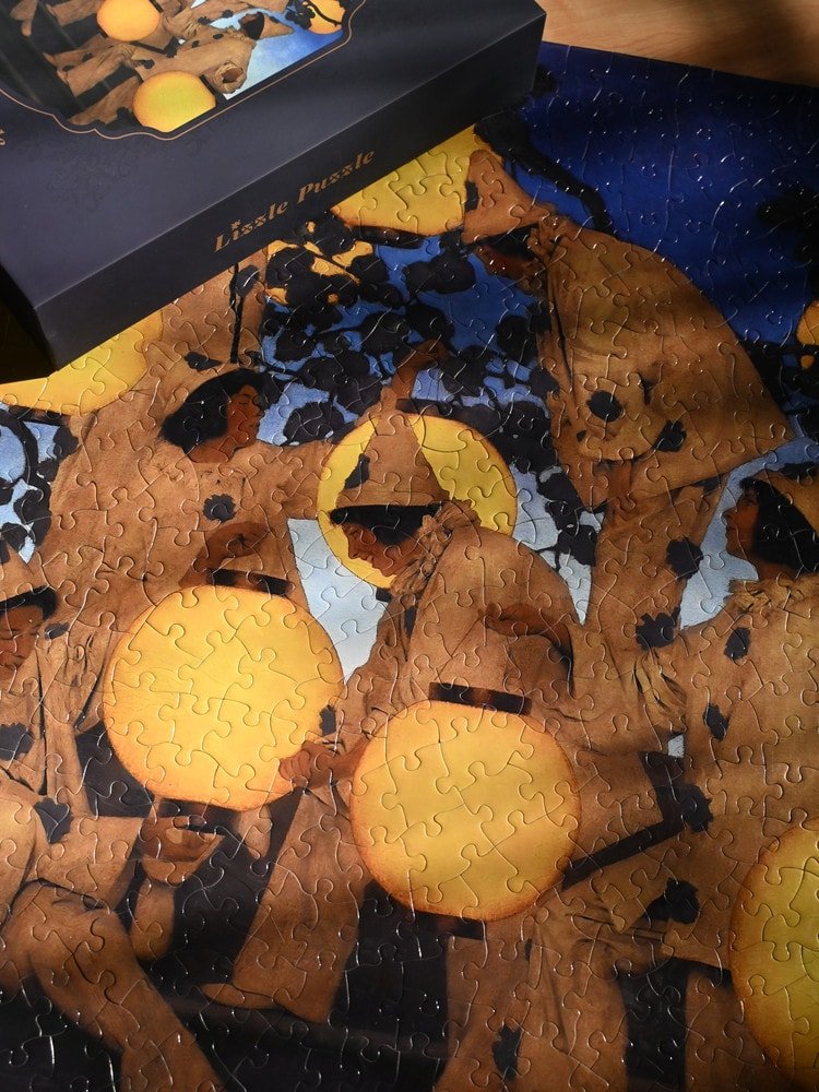 Lizzle-Irregular Cut 500 Piece Puzzle-Lantern Weave