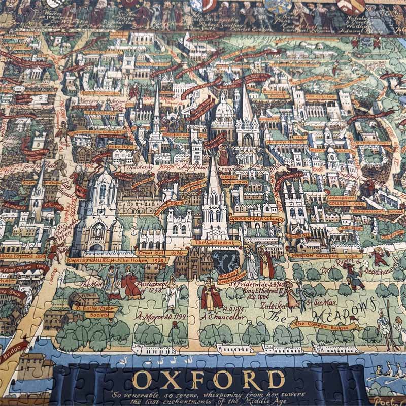 Lizzle Puzzle-Oxford (3) Lizzle Puzzle-Oxford-1000pcs Jigsaw Puzzle