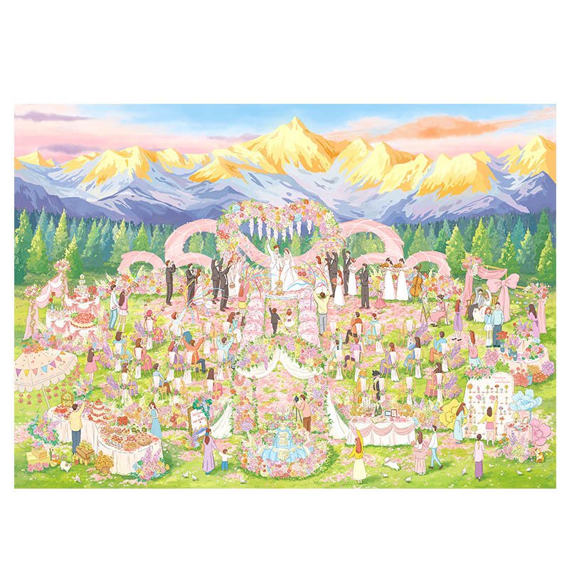 Momibook 2000pcs Puzzle-Eternal Promise (1) Momibook-2000pcs Jigsaw Puzzle-Eternal Promise