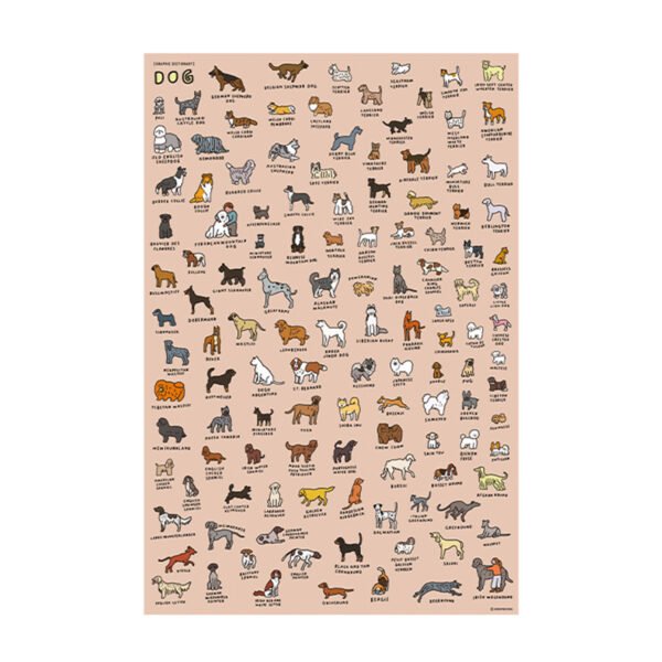 Momibook-1000pcs Jigsaw Puzzle-Dog Breed Guide
