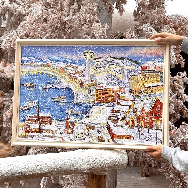 Momibook-Hakodate Winter (2) Momibook-1000pcs Jigsaw Puzzle-Hakodate Winter