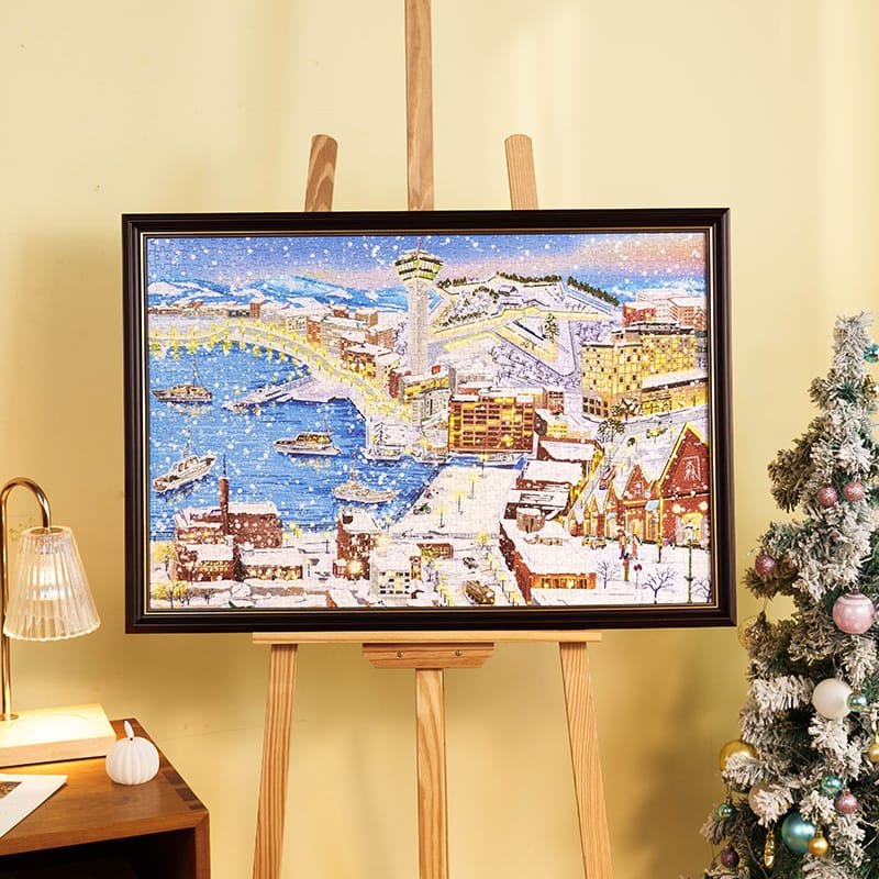 Momibook-Hakodate Winter (3) Momibook-1000pcs Jigsaw Puzzle-Hakodate Winter
