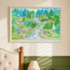 Momibook-Landscape Scroll of Yangshuo (1) Momibook-1000pcs Jigsaw Puzzle-Landscape Scroll of Yangshuo(Gold Foil)