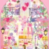 Momibook-Pink Love1 Momibook-1000 Piece Jigsaw Puzzle-Pink Love(Gold Foil)