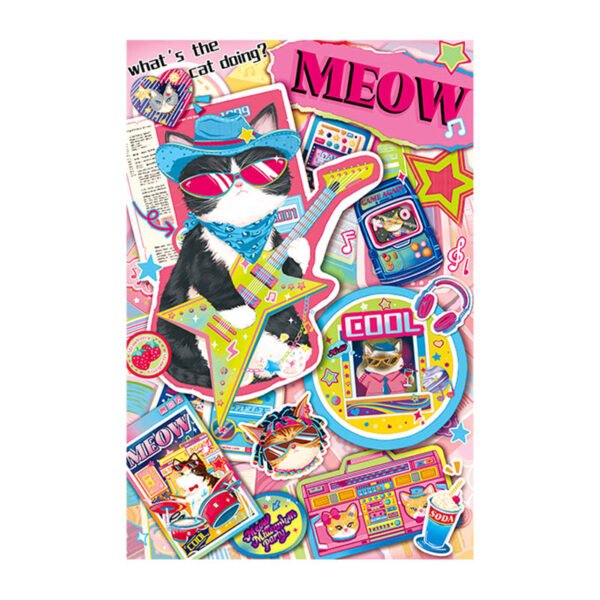 Momibook-1000pcs Jigsaw Puzzle-Cat Band