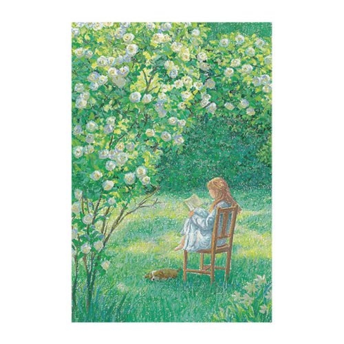 Momibook Puzzle-Read in Green (2) Momibook-1000pcs Jigsaw Puzzle-Read in Green