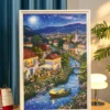 Momibook-Riverside Starlight1 Momibook-1000 Piece Jigsaw Puzzle-Riverside Starlight(Gold Foil)