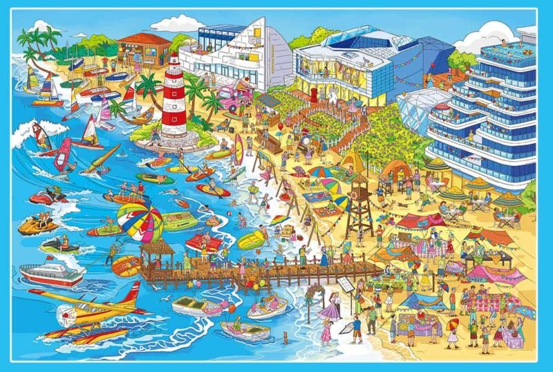 Momibook-1000 Piece Jigsaw Puzzle-Summer Fantasy