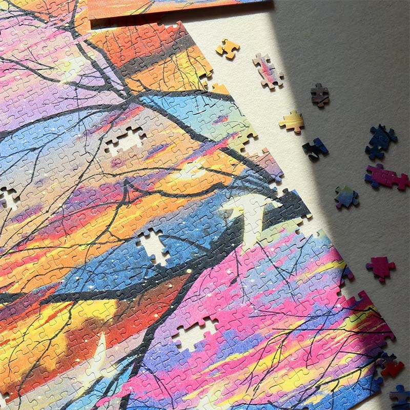 Perma Puzzle-Year End Reverie (3) Perma Puzzle-1000 Piece-Year's End Reverie