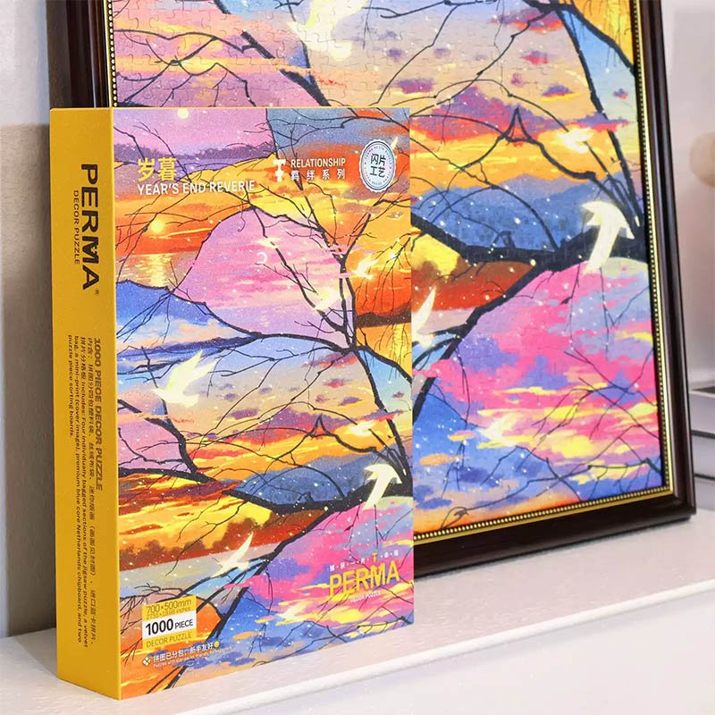 Perma Puzzle-Year End Reverie (4) Perma Puzzle-1000 Piece-Year's End Reverie