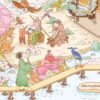 Pintoo Puzzle-Rosy Mountains and Rivers (1) 3djp/Pintoo-Plastic Jigsaw Puzzles 1134pcs-Showpiece L-Rosy Mountains and Rivers
