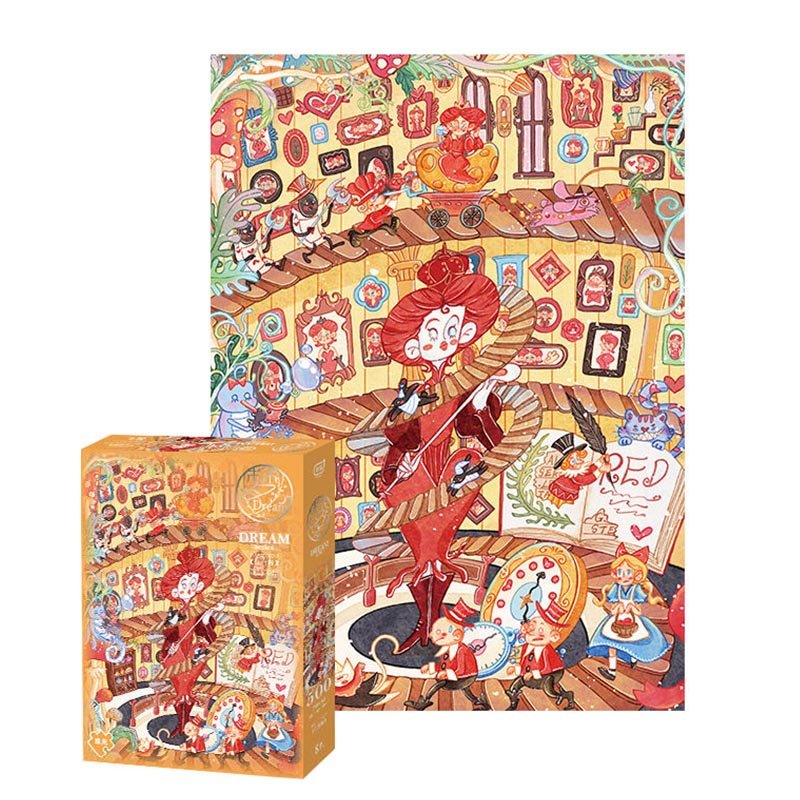 Gubu&Aipuzzle-500pcs Jigsaw Puzzle-Red Queen