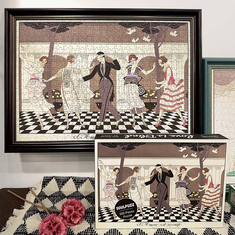 Soulpuzz-Love is Blind (1) Soulpuzz-500pcs Vintage Jigsaw Puzzle-Love is Blind
