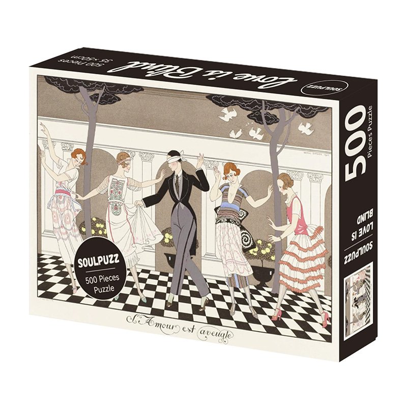 Soulpuzz-Love is Blind (2) Soulpuzz-500pcs Vintage Jigsaw Puzzle-Love is Blind