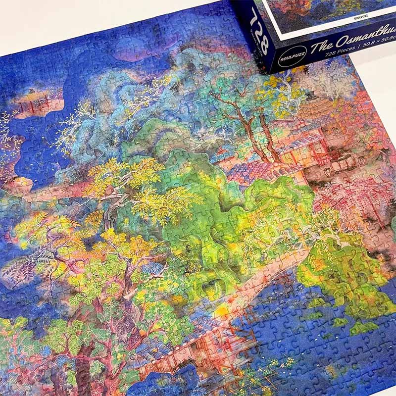 Soulpuzz-The Osmanthus Night (2) Soulpuzz-728pcs Jigsaw Puzzle-The Osmanthus Night