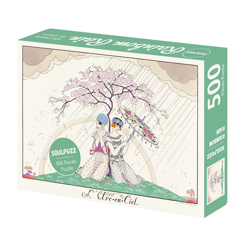 Soulpuzz-500pcs Vintage Jigsaw Puzzle-Rainbow Rain