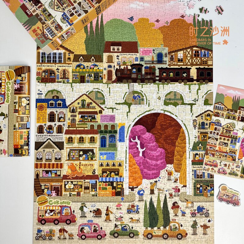 Hourglass Puzzle-What's the World Like for a Puppy-1000pcs Jigsaw Puzzle
