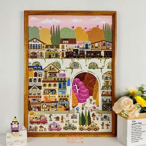 Hourglass Puzzle-What's the World Like for a Puppy-1000pcs Jigsaw Puzzle