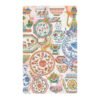 3djp Plastic Jigsaw Puzzles 1000pcs-Vibrant Butterflies Among Porcelains