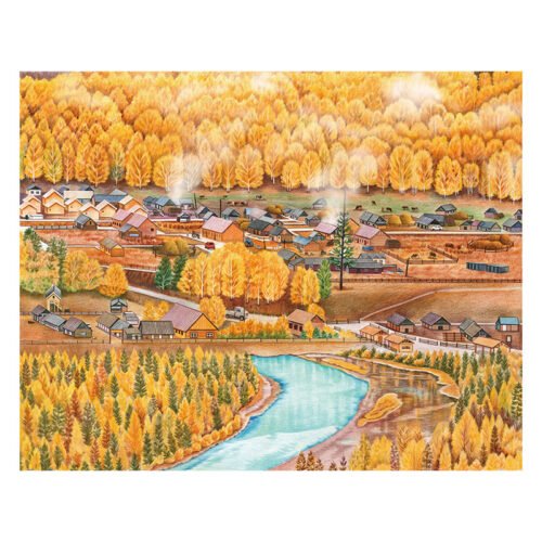 3djp/Pintoo-Plastic Jigsaw Puzzles 2000pcs-Autumn in Hemu