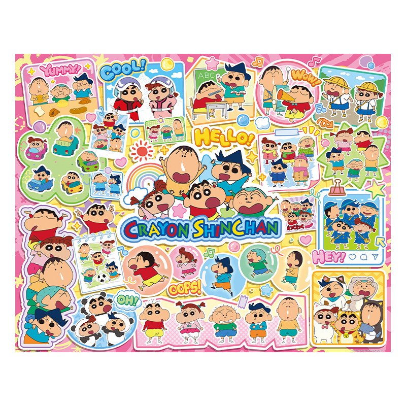 3djp/Pintoo-Plastic Jigsaw Puzzles 2000pcs-Crayon Shin Chan Kasukabe Defense Force
