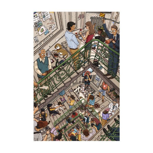 3djp(Pintoo)-3D Jigsaw Puzzles 504pcs-Stairs