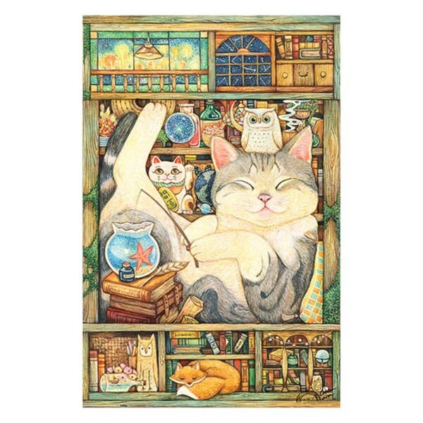 3djp/Pintoo-3D Jigsaw Puzzles 600pcs-Break Time