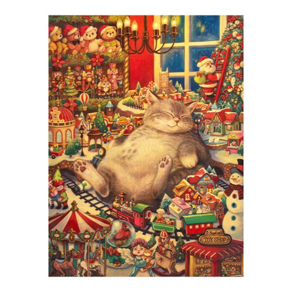 3djp/Pintoo-1200pcs Plastic Jigsaw Puzzles-Christmas Eve Gifts