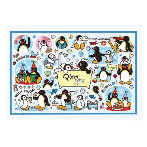 3djp/Pintoo-3D Jigsaw Puzzles 600pcs-Pingu and Pinga