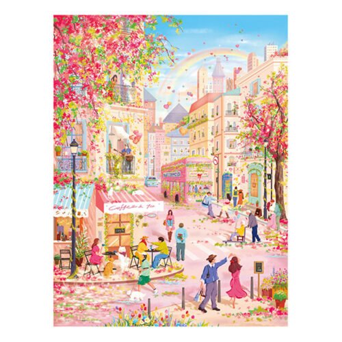 3djp-Valentines Bus 3djp/Pintoo-Plastic Jigsaw Puzzles 1008pcs-Showpiece L-Valentines' Bus