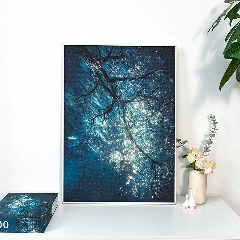 Boff Puzzle-Shimmering Lake Reflection (3) Boff-1000pcs Jigsaw Puzzle-Shimmering Lake Reflection