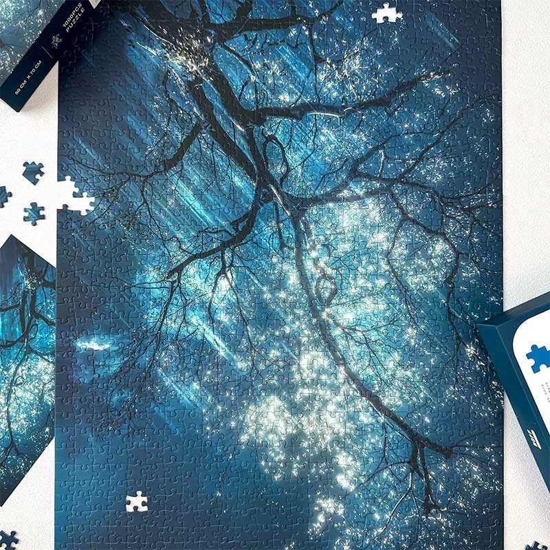 Boff Puzzle-Shimmering Lake Reflection (4) Boff-1000pcs Jigsaw Puzzle-Shimmering Lake Reflection