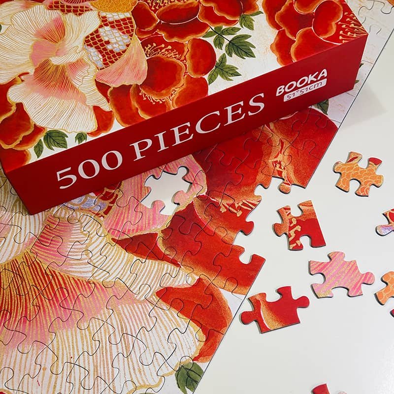 Booka-500pcs Jigsaw Puzzle-Lucky Koi