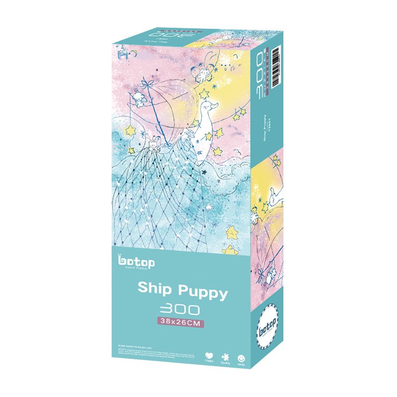 Botop 300pcs Puzzle-Ship Puppy (2) Botop-300pcs Jigsaw Puzzle-Ranch