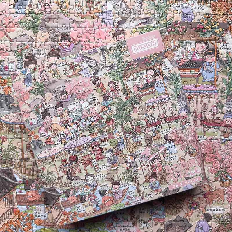 Botop Fusion-500pcs Jigsaw Puzzle-Pastoral Life