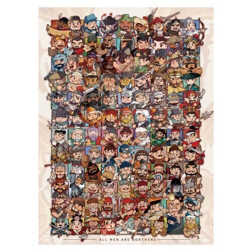 Botop-1000pcs Jigsaw Puzzle-All Men Are Brothers