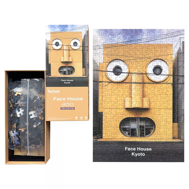 Botop-300pcs Jigsaw Puzzle-Face House