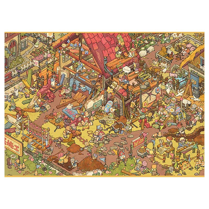 Botop-Kindergarten (2) Botop Fusion-1000pcs Jigsaw Puzzle-Kindergarten