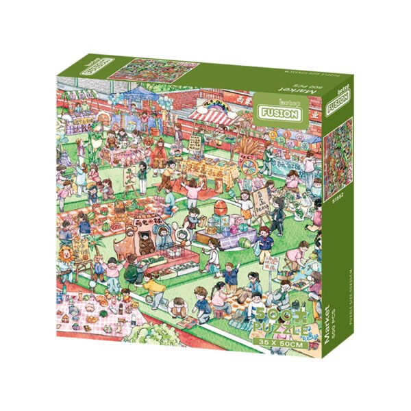 Botop Fusion-500pcs Jigsaw Puzzle-Flea Market