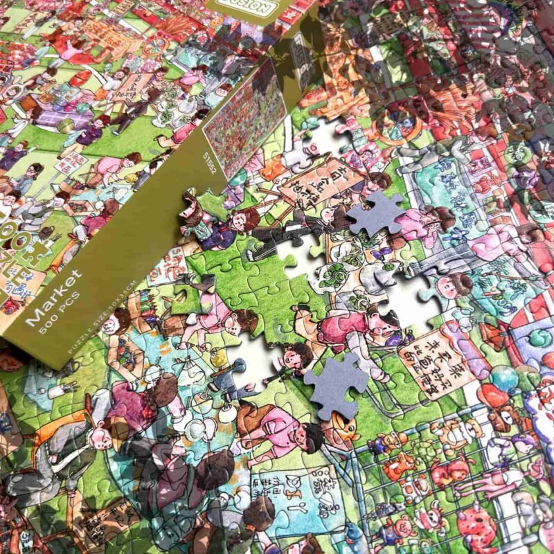 Botop Fusion-500pcs Jigsaw Puzzle-Flea Market